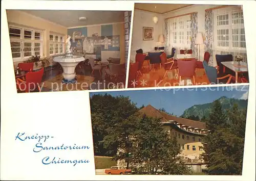 Marquartstein Kneipp Sanatorium Chiemgau Kat. Marquartstein