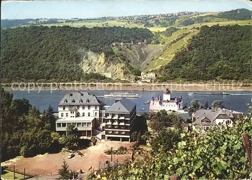 Kaub DVJM Westbund Haus Elsenburg Rheinfaehre Kat. Kaub