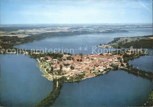 Ratzeburg Inselstadt Naturpark Lauenburgische Seen Fliegeraufnahme Kat. Ratzeburg