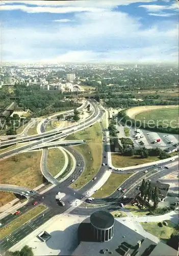 Berlin Stadtautobahn Fliegeraufnahme Kat. Berlin
