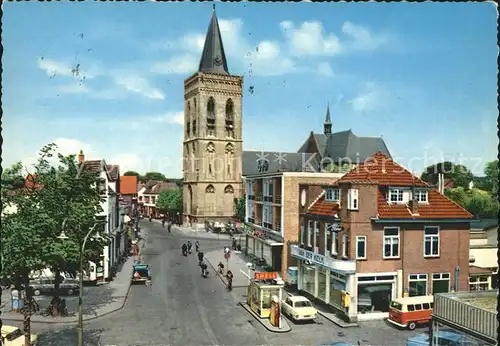 Ede Netherlands Grotestraat met NH Kerk Kirche Kat. Ede