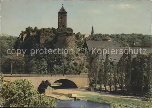 Halle Saale Burg Giebichenstein Bruecke Kat. Halle