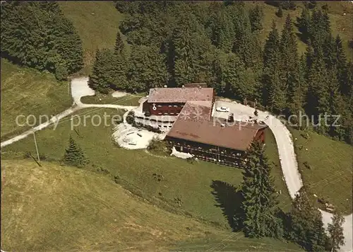 Unterjoch Evangelisches Bergheim Fliegeraufnahme  Kat. Bad Hindelang