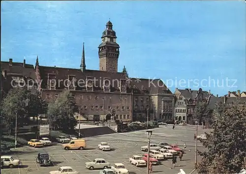 Zeitz Rathaus Friedensplatz Kat. Zeitz