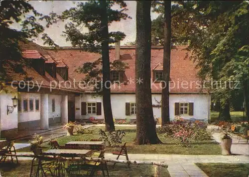 Moritzburg Sachsen Gaststaette Waldschaenke Kat. Moritzburg Dresden