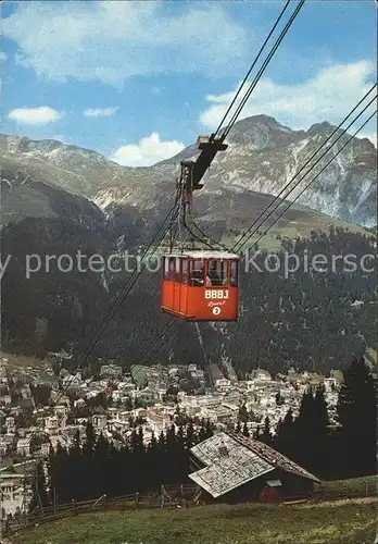 Davos GR Braemabueel Jakobshorn Seilbahn Schatzalp Schiahoerner  Kat. Davos