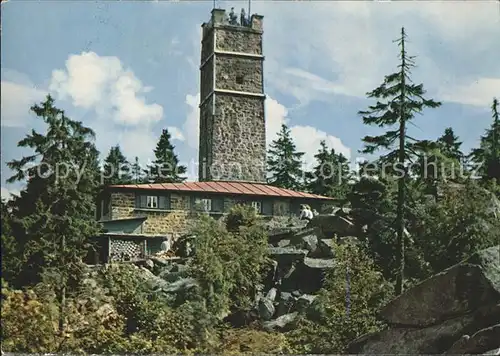 Ochsenkopf Asenturm Fichtelgebirge  Kat. Spiegelau