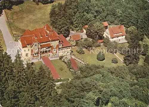Bad Sachsa Harz Kronbergs Sanatorium Eulingswiese Fliegeraufnahme Kat. Bad Sachsa