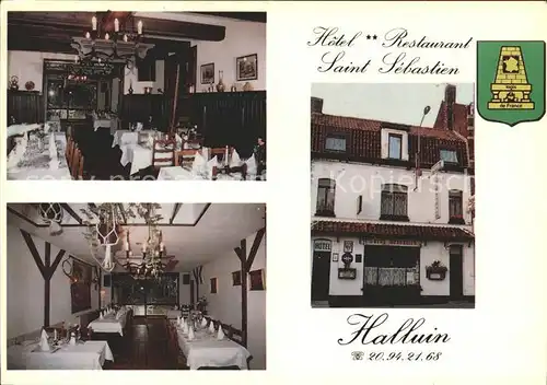 Halluin Hotel Restaurant Saint Sebastien Kat. Halluin