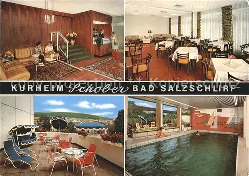 Bad Salzschlirf Kurheim Schober  Kat. Bad Salzschlirf