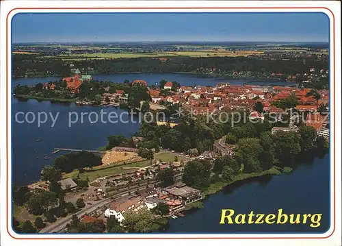 Ratzeburg Fliegeraufnahme Kat. Ratzeburg