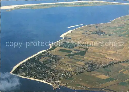 Insel Foehr Fliegeraufnahme Insel Amrum Kat. Wyk auf Foehr