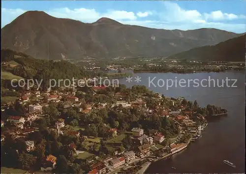 Tegernsee Wallberg Blaubergen Fliegeraufnahme Kat. Tegernsee