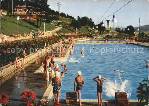 Bad Kissingen Terrassen Schwimmbad Ballinghain Kat. Bad Kissingen