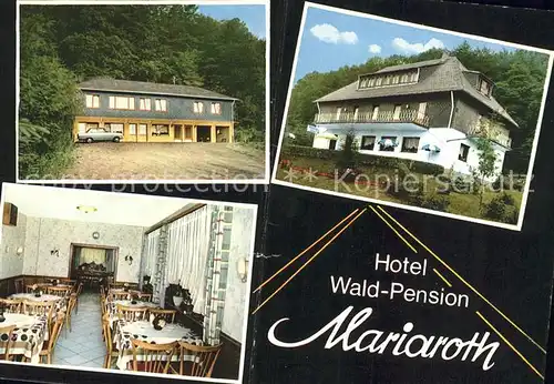 Mariaroth Hotel Waldpension Mariaroth Kat. Waldesch