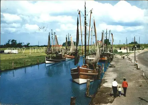 Wremen Wremer Strandhalle Fischkutter  Kat. Wremen