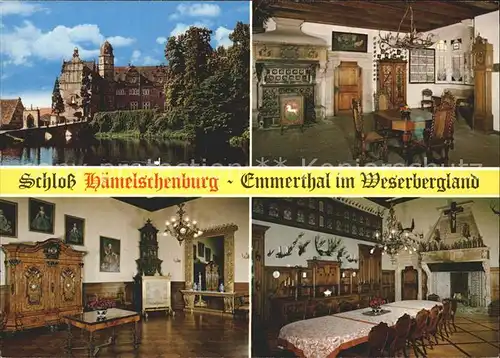 Emmerthal Niedersachsen Schloss Haemelschenburg Kat. Emmerthal