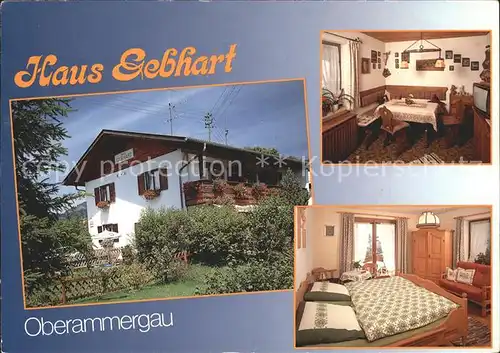 Oberammergau Haus Gebhart Kat. Oberammergau