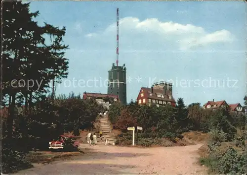 Inselsberg Schmalkalden Turm Kat. Schmalkalden