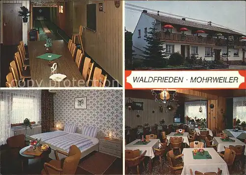 Mohrweiler  Gasthof Haus Waldfrieden Kat. Malberg