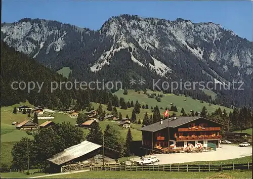 Schwenden Diemtigtal Restaurant Spillgerten Kat. Schwenden Diemtigtal