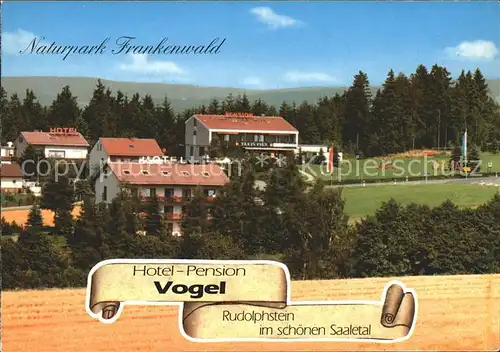 Rudolphstein Hotel Pension Vogel  Kat. Berg