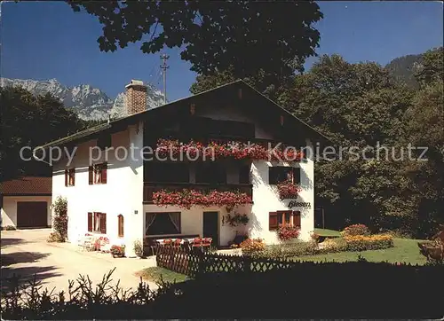Ramsau Berchtesgaden Gaestehaus Hiesen Kat. Ramsau b.Berchtesgaden