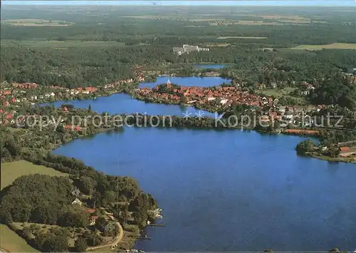 Moelln Lauenburg Fliegeraufnahme / Moelln /Herzogtum Lauenburg LKR