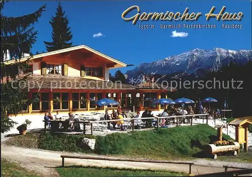 Garmisch Partenkirchen Garmischer Haus  Kat. Garmisch Partenkirchen