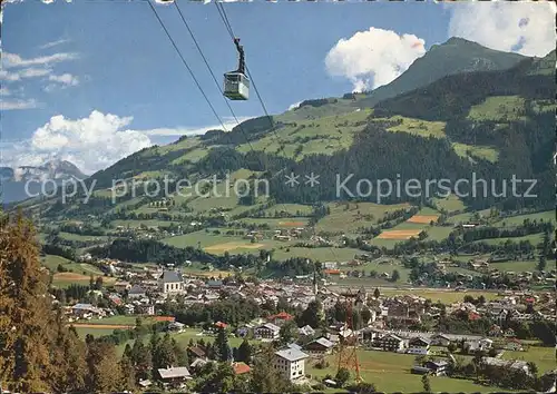 Kitzbuehel Tirol Luftseilbahn Kitzbueheler Horn Kat. Kitzbuehel