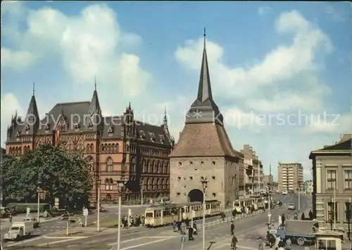 Rostock Mecklenburg Vorpommern Karl Marx Platz Steintor Kat. Rostock