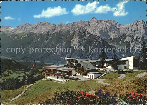 Seefeld Tirol Rosshuette Haermelekopfseilbahn Seefelderjochbahn Zugsptze Wettersteingebirge Kat. Seefeld in Tirol