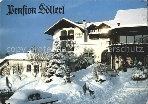 Steinbach Attersee Pension Hoellerl  Kat. Steinbach am Attersee