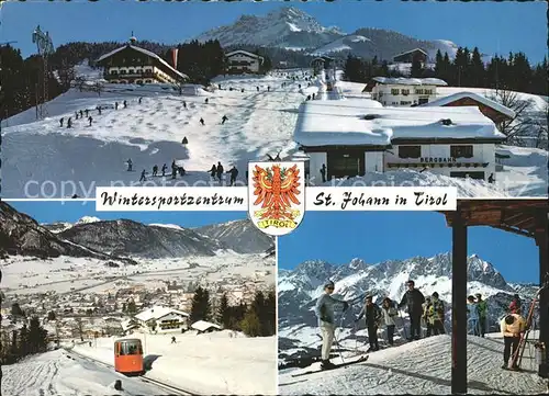 St Johann Tirol Wintersportzentrum Bergbahn Ski Kat. St. Johann in Tirol