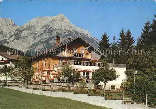 Scheffau Wilden Kaiser Cafe Pension Waldfrieden Kat. Scheffau am Wilden Kaiser