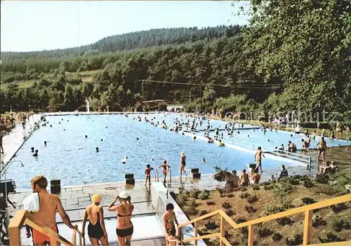 Morbach Hunsrueck Schwimmbad Kat. Morbach