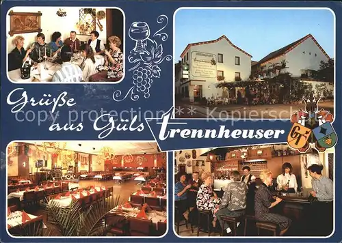 Guels Koblenz Restaurant Tanzbar Trennheuser Festsaal Gastraum Kat. Koblenz