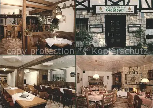 Eslohe Sauerland Gasthof Hotel Restaurant Golddorf Gastraum Kat. Eslohe (Sauerland)