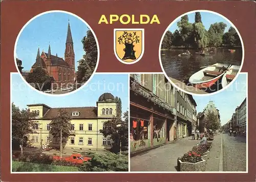 Apolda Kirche Lohteich Glockenmuseum Bahnhofstrasse Kat. Apolda