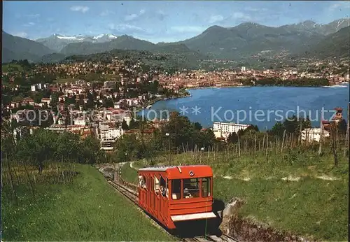Paradiso Lago di Lugano con la funiculare del San Salvatore Kat. Paradiso