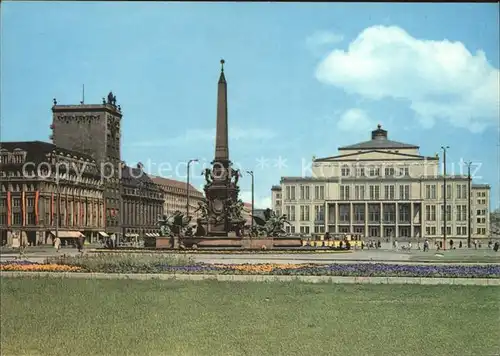 Leipzig Opernhaus am Karl Marx Platz Kat. Leipzig