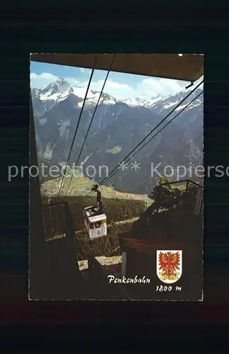 Mayrhofen Zillertal Penkenbahn Ahornspitze Gr Loeffler und Floitenkamm Kat. Mayrhofen