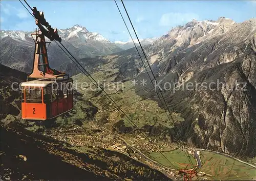 Landeck Tirol Venetseilbahn Hoher Riffler Parseiergruppe Kat. Landeck