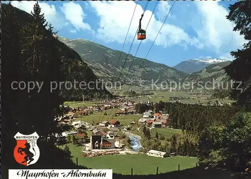 Mayrhofen Zillertal Ahornbahn Panorama Kat. Mayrhofen