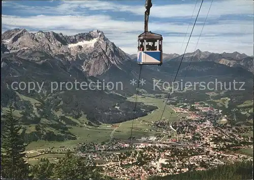 Garmisch Partenkirchen Wankbahn Alpspitze Hoellental Waxensteine Kat. Garmisch Partenkirchen