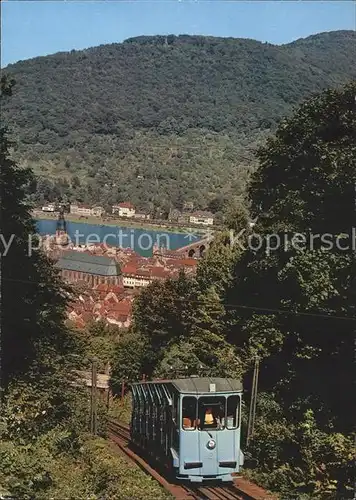 Heidelberg Neckar Bergbahn Kat. Heidelberg