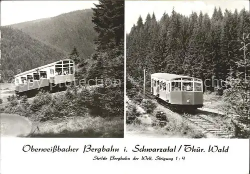 Schwarzatal Oberweissbacher Bergbahn Kat. Rudolstadt