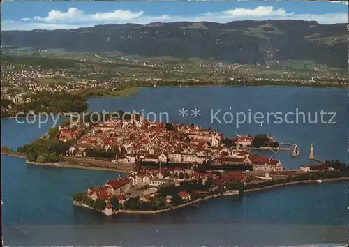 Lindau Bodensee Fliegeraufnahme Kat. Lindau (Bodensee)