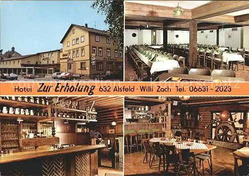 Alsfeld Hotel Zur Erholung Kat. Alsfeld