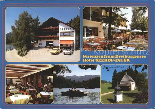 Rothau Tittling Ferienzentrum Dreiburgensee Hotel Seehof Tauer Kat. Tittling